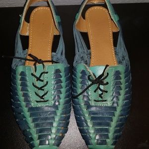 Handmade leather shoes